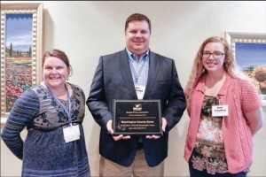 Thalmann with sweepstakes plaque